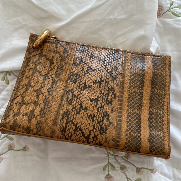 ALC snake skin clutch - Picture 2 of 13